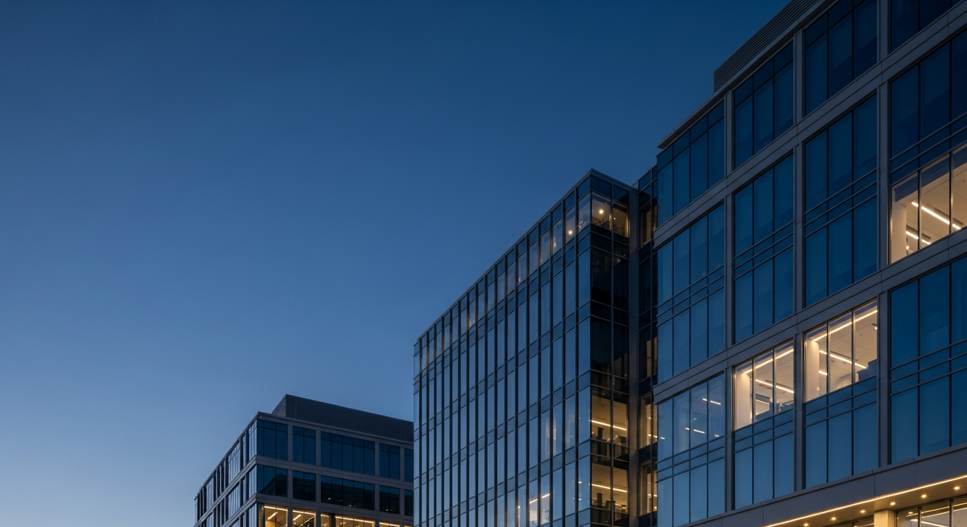 Modern corporate building